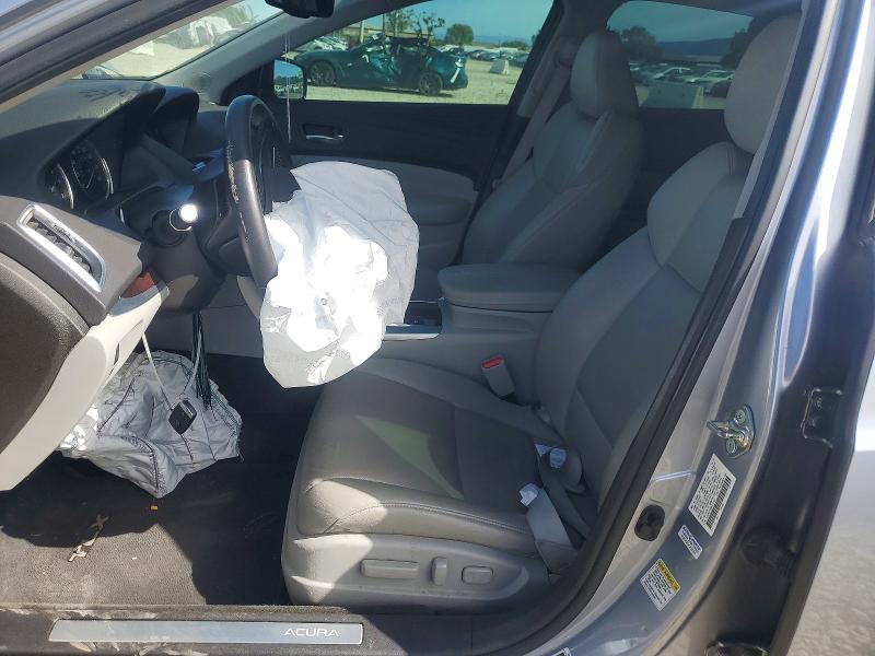 2016 Acura Tlx VIN 19UUB1F36GA012307 COPART salvage auction — FRONT END, Ca - Salvage Certificate, sold $3,600 on 2026-07-09 (photo 7)