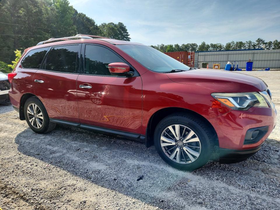 2017 Nissan Pathfinder VIN 5N1DR2MN7HC681949 COPART salvage auction — MINOR DENT/SCRATCHES, Ga - Certificate Of Title (P), sold $2,500 on 2026-07-28 (photo 4)