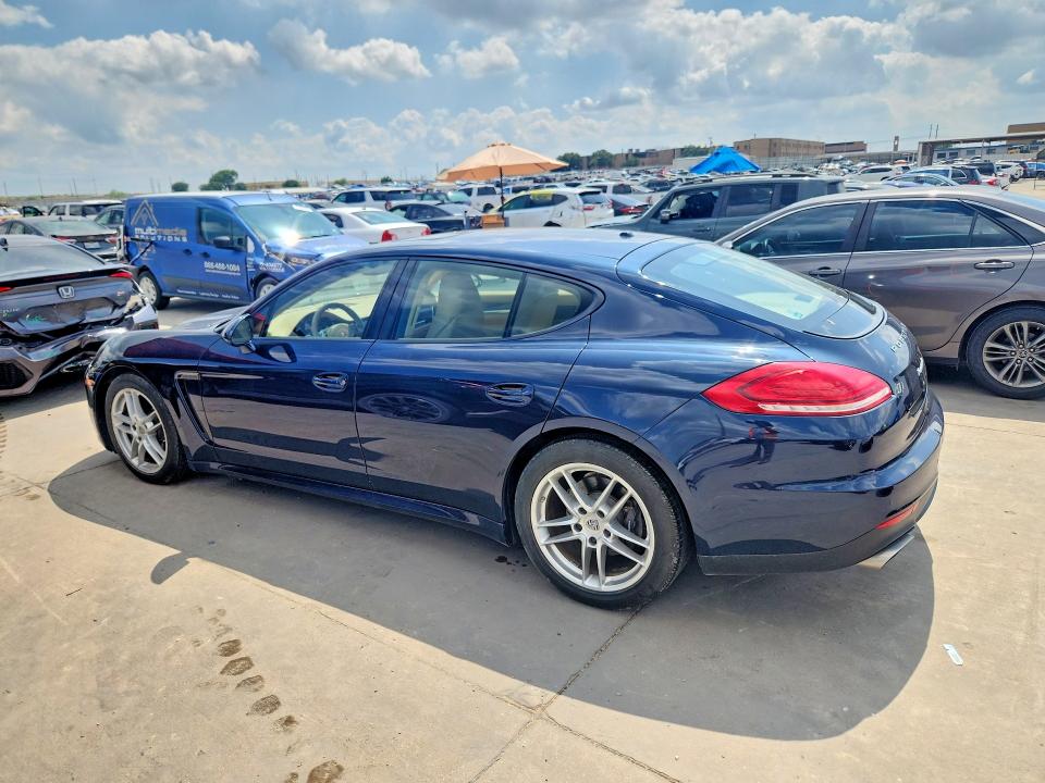 2014 Porsche Panamera VIN WP0AA2A70EL005200 COPART salvage auction — FRONT END, Tx - Cert Of Title-Rebuilt Salvage, sold $3,600 on 2026-07-27 (photo 2)