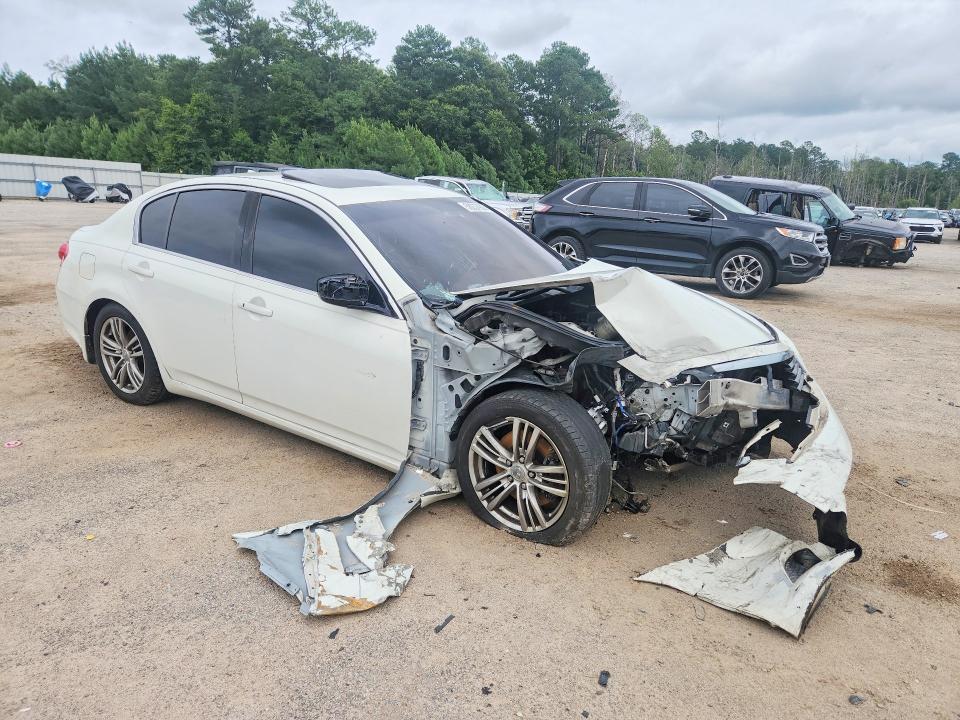 2012 Infiniti VIN JN1DV6APXCM811757 COPART salvage auction — FRONT END, Sc - Cert Of Title-Salvage, sold $275 on 2026-07-27 (photo 4)