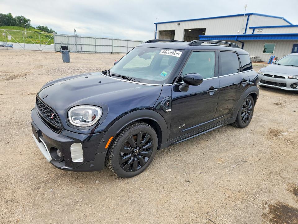2022 Mini Cooper VIN WMZ83BR06N3P16190 COPART salvage auction — REAR END, Wi - Cert Of Title-Salvage Vehicle, sold $11,300 on 2026-07-07 (photo 1)