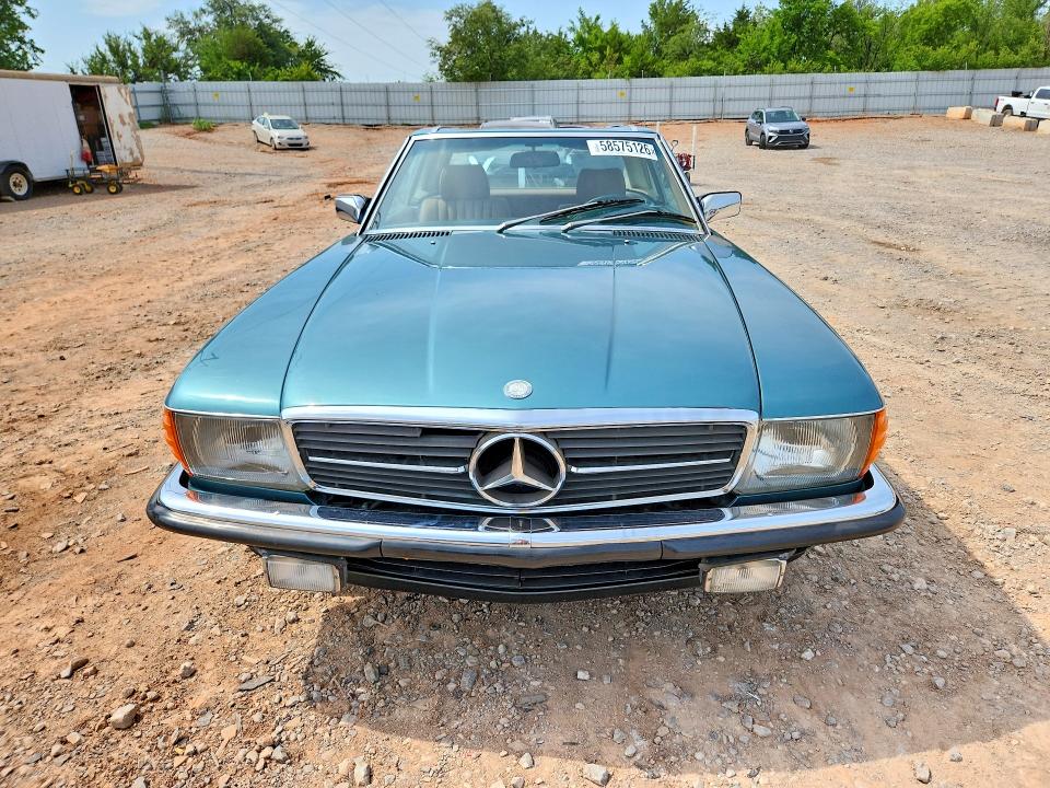 1984 Mercedes-benz Sl-class VIN WDB1070451A012290 COPART salvage auction — SIDE, OK - CERTIFICATE OF TITLE, sold $5,800 on 2026-07-02 (photo 5)