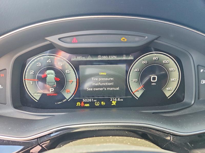 2021 Audi Q7 VIN WA1AJAF7XMD026545 COPART salvage auction — FRONT END, Nj - Cert Of Title-Salvage, sold $375 on 2026-07-31 (photo 9)