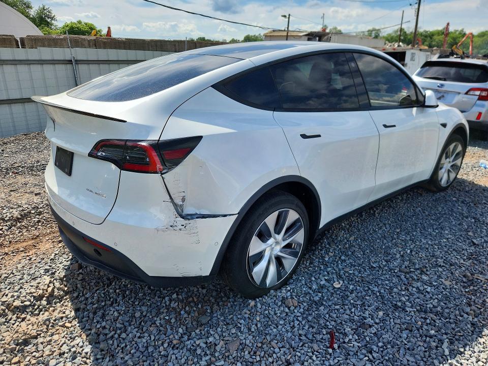 2021 Tesla Model y VIN 5YJYGDEE0MF070096 COPART salvage auction — FRONT END, Nj - Cert Of Title-Salvage, sold $375 on 2026-07-21 (photo 3)