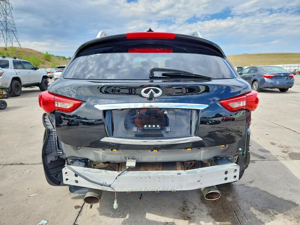 2011 Infiniti Fx VIN JN8AS1MW7BM731866 COPART salvage auction — REAR END, Co - Public - Salvage Title, sold $775 on 2026-07-27 (photo 6)