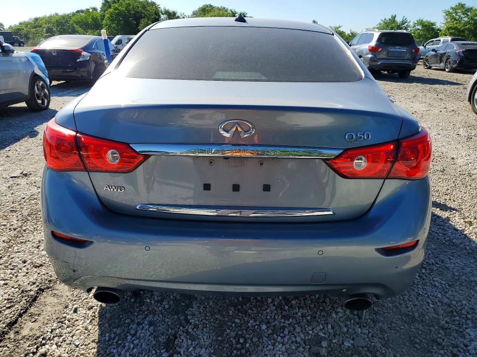 2017 Infiniti Q50 VIN JN1EV7AR5HM832101 COPART salvage auction — FRONT END, MD - CERT OF SALVAGE > 75% DAMAGE, sold $3,300 on 2026-07-30 (photo 6)