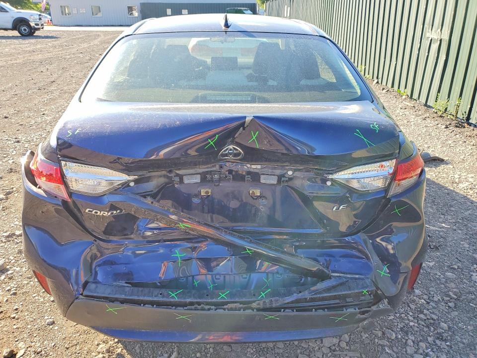 2021 Toyota Corolla VIN JTDEPMAEXMJ175388 COPART salvage auction — REAR END, Md - Cert Of Salvage < 75% Damage, sold $4,900 on 2026-07-06 (photo 6)