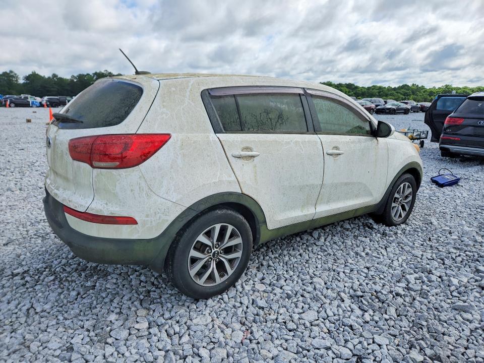 2015 Kia Sportage VIN KNDPB3AC5F7691075 COPART salvage auction — NORMAL WEAR, Ga - Certificate Of Title, sold $1,100 on 2026-07-09 (photo 3)