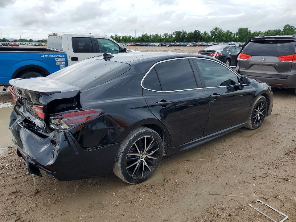 2022 Toyota VIN 4T1G11AK5NU710816 COPART salvage auction — REAR END, Tx - Salvage Vehicle Title, sold $8,700 on 2026-07-02 (photo 3)