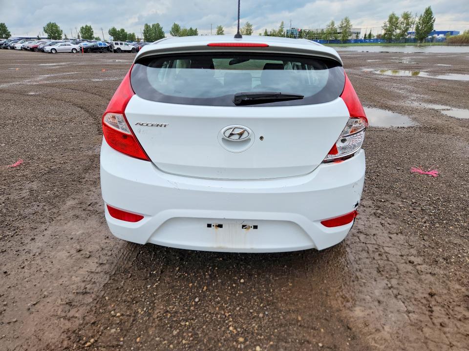 2016 Hyundai Accent VIN KMHCT5AE1GU292400 COPART salvage auction — FRONT END, AB - BOS - SALVAGE, sold $425 on 2026-07-28 (photo 6)