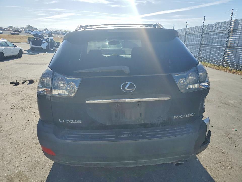 2005 Lexus Rx VIN JTJGA31U250054323 COPART salvage auction — REAR END, Ca - Salvage Certificate, sold $1,150 on 2026-07-07 (photo 6)