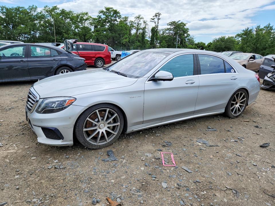 2015 Mercedes-benz S-klasse amg VIN WDDUG7JB2FA153042 COPART salvage auction — REAR END, Ct - Certificate Of Title (P), sold $12,500 on 2026-07-09 (photo 1)
