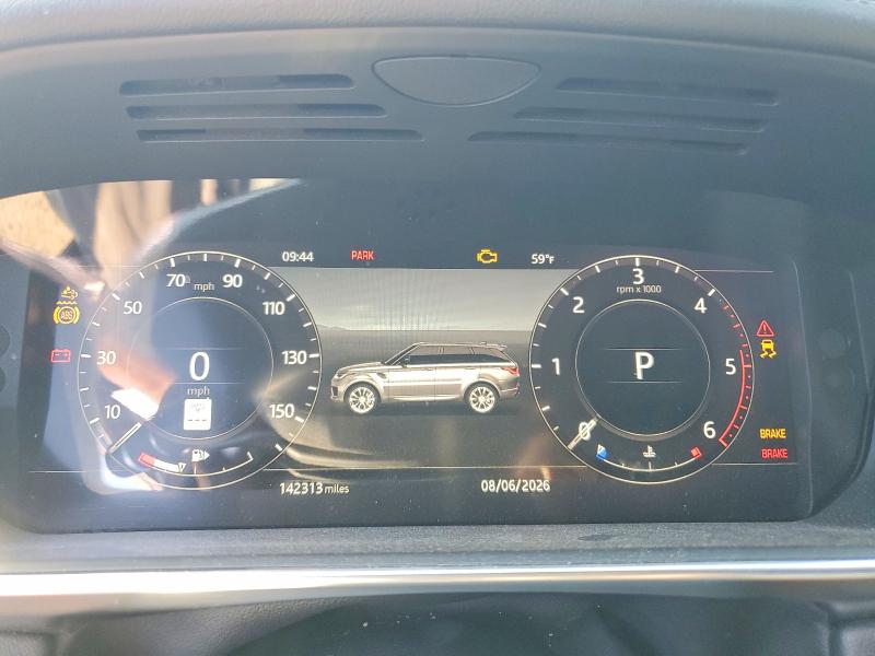 2018 Land rover RANGE ROVER VIN SALWR2RK6JA185546 COPART salvage auction — FRONT END, TX - CERTIFICATE OF TITLE (P), sold $11,400 on 2026-07-27 (photo 9)