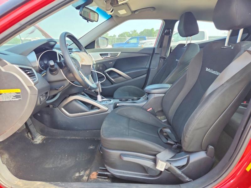 2013 Hyundai Veloster VIN KMHTC6AD3DU138442 COPART salvage auction — FRONT END, Wi - Junked Vehicle Bill Of Sale, sold $425 on 2026-07-14 (photo 7)