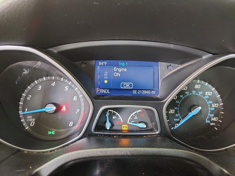 2014 Ford Focus VIN 1FADP3F27EL216589 COPART salvage auction — FRONT END, VA - CERT OF TITLE - SALVAGE, sold $275 on 2026-07-02 (photo 9)