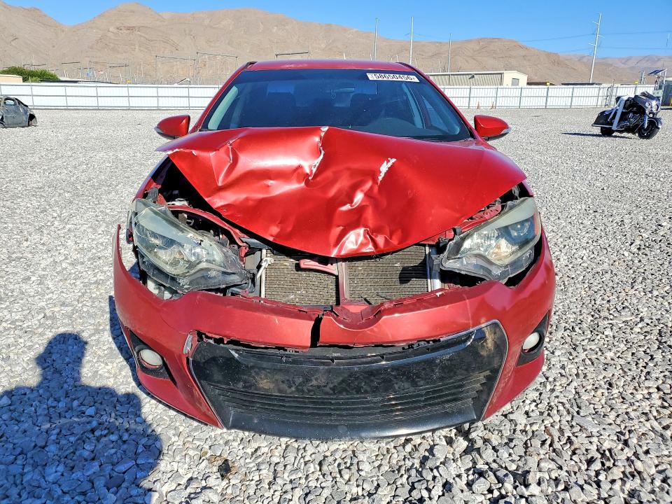 2014 Toyota Corolla VIN 5YFBURHEXEP121777 COPART salvage auction — FRONT END, Nv - Salvage Title, sold $2,450 on 2026-07-22 (photo 5)