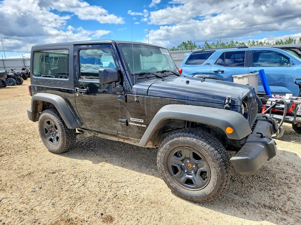 2014 Jeep Wrangler / VIN 1C4AJWAG0EL294649 COPART salvage auction — FRONT END, Ab - Bos - Salvage, sold $300 on 2026-07-23 (photo 4)
