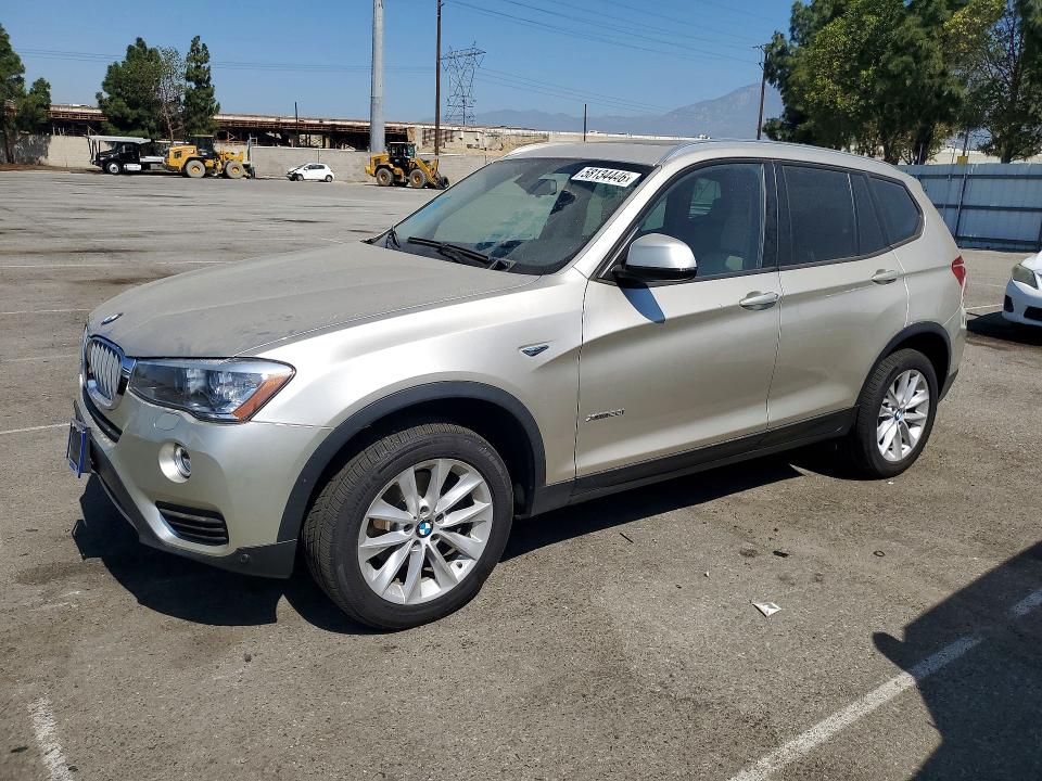 2017 BMW X3 VIN 5UXWX9C5XH0D98803 COPART salvage auction — MINOR DENT/SCRATCHES, Ca - Salvage Certificate, sold $1,100 on 2026-07-28 (photo 1)