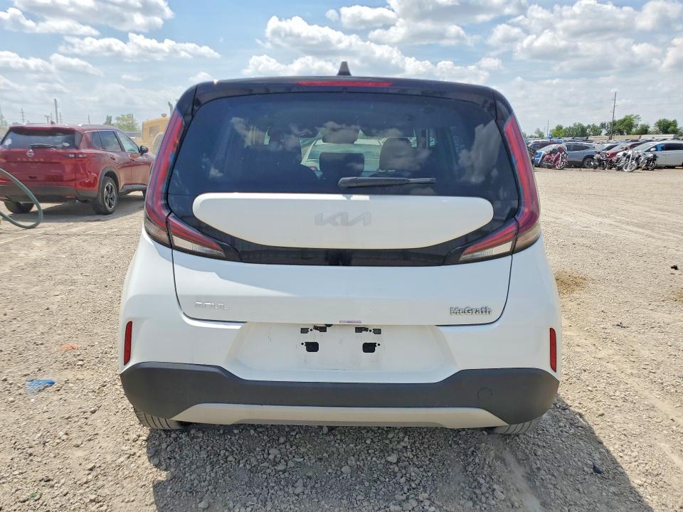 2025 Kia Soul VIN KNDJ23AUXS7925946 COPART salvage auction — HAIL, Ia - Cert Of Title-Salvage Title, sold $3,800 on 2026-07-29 (photo 6)