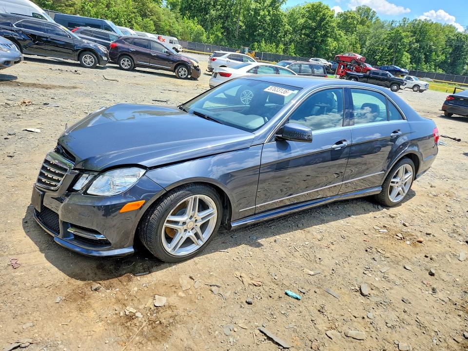 2013 Mercedes-benz E-klasse VIN WDDHF8JB9DA710617 COPART salvage auction — FRONT END, Md - Cert Of Salvage > 75% Damage, sold $1,400 on 2026-07-28 (photo 1)