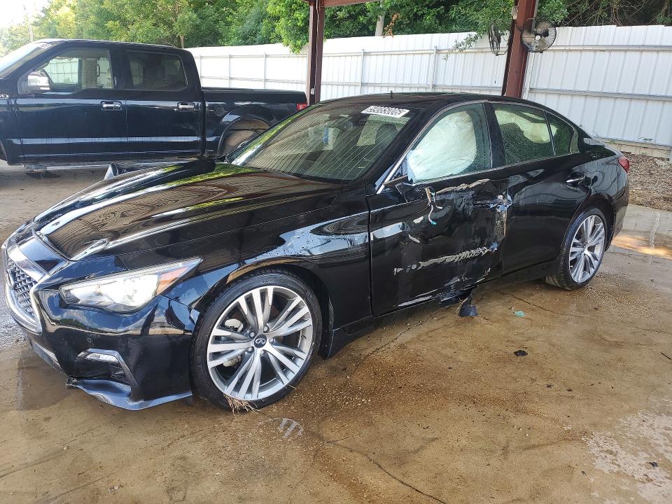 2021 Infiniti Q50 VIN JN1EV7CP0MM706704 — COPART salvage auction photo