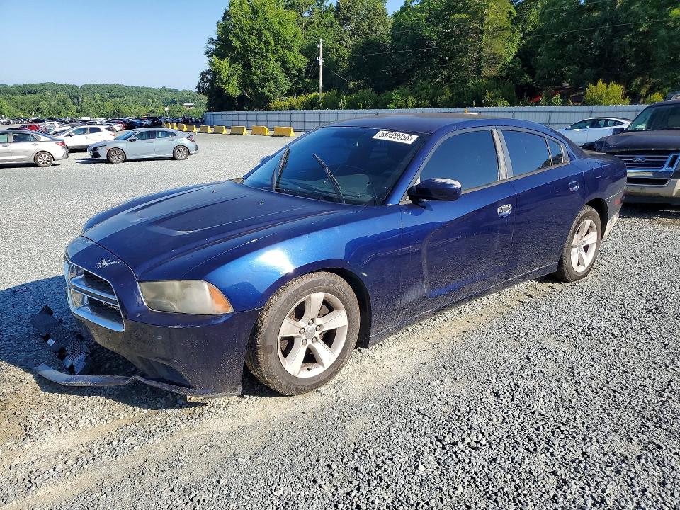 2013 Dodge Charger VIN 2C3CDXBG8DH624235 COPART salvage auction — FRAME DAMAGE, Sc - Cert Of Title-Dlr Only >25%, sold $200 on 2026-07-09 (photo 1)