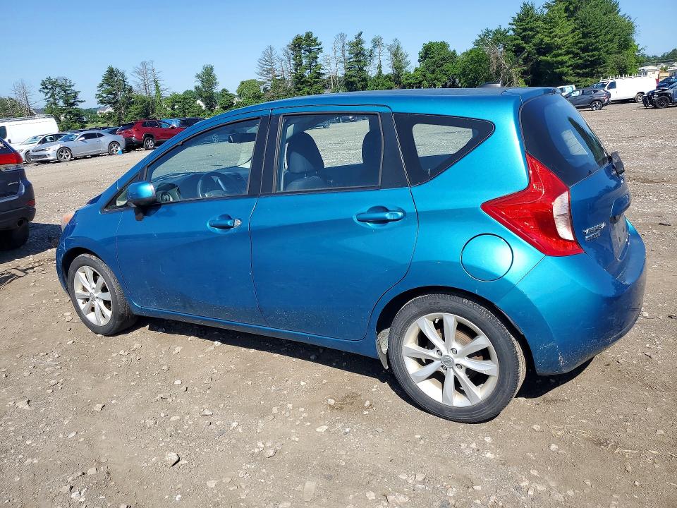 2014 Nissan Versa VIN 3N1CE2CP0EL403945 COPART salvage auction — WATER/FLOOD, Md - Cert Of Salvage-Flood Damage, sold $550 on 2026-07-06 (photo 2)