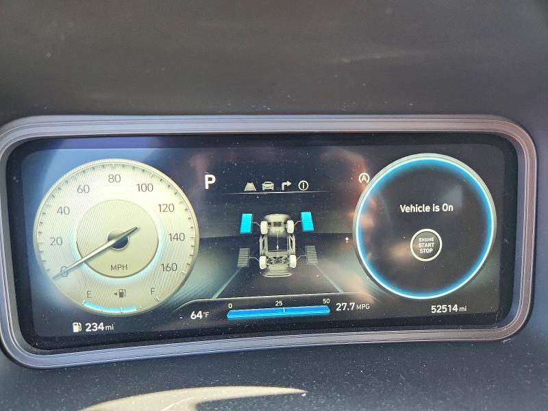 2022 Hyundai Kona VIN KM8K5CA31NU928755 COPART salvage auction — FRONT END, NY - MV-907A SALVAGE CERTIFICATE, sold $250 on 2026-07-27 (photo 9)