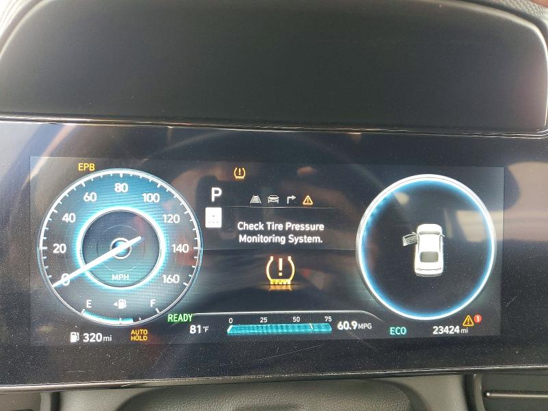 2025 Hyundai Elantra VIN KMHLM4DJ1SU145163 COPART salvage auction — FRONT END, Va - Cert Of Title - Salvage, sold $6,900 on 2026-07-17 (photo 9)