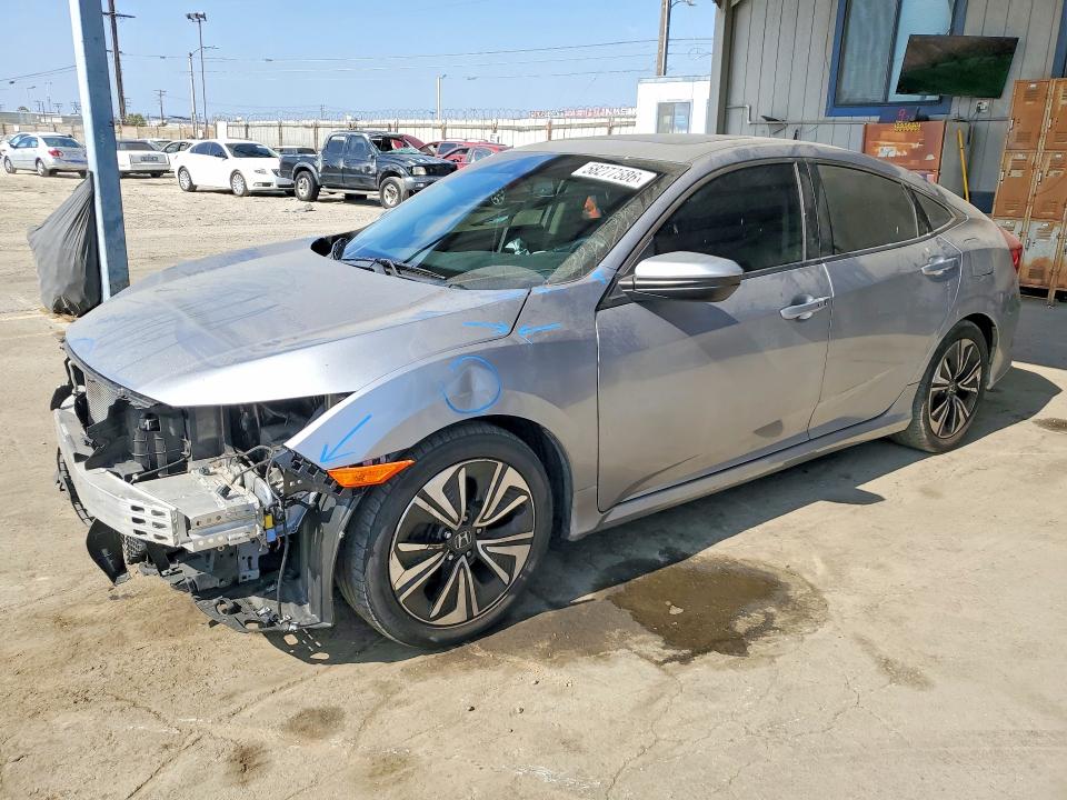 2018 Honda Civic VIN JHMFC1F76JX008462 COPART salvage auction — FRONT END, Ca - Salvage Certificate, sold $4,300 on 2026-07-23 (photo 1)