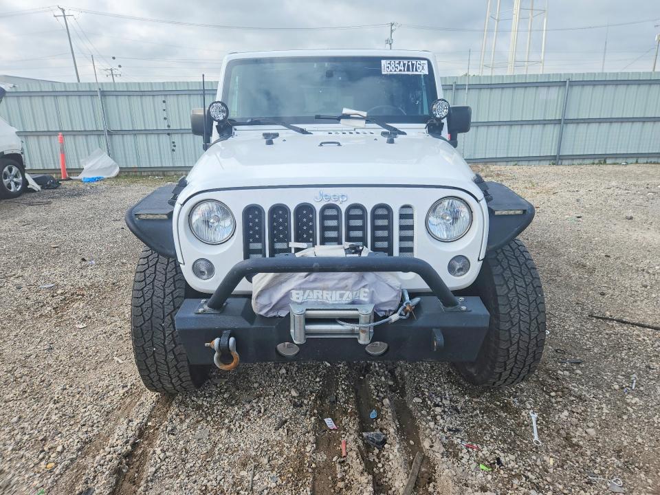 2016 Jeep Wrangler / VIN 1C4HJWDG0GL297533 COPART salvage auction — FRONT END, Il - Certificate Of Title, sold $1,750 on 2026-07-23 (photo 5)