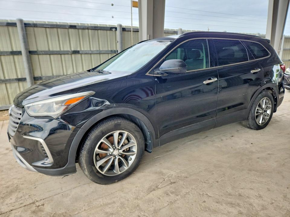 2018 Hyundai Santa fe VIN KM8SM4HF5JU278069 COPART salvage auction — REAR END, Tx - Certificate Of Title, sold $4,000 on 2026-07-29 (photo 1)