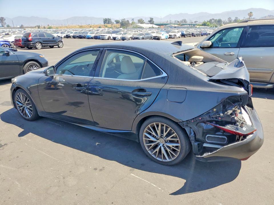 2017 Lexus Is VIN JTHBA1D20H5046433 COPART salvage auction — REAR END, Ca - Salvage Certificate, sold $2,150 on 2026-07-06 (photo 2)