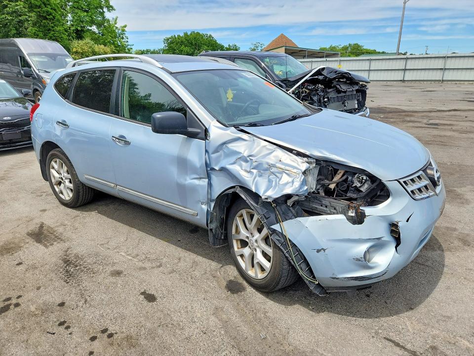 2012 Nissan Rogue sport VIN JN8AS5MV4CW383772 COPART salvage auction — FRONT END, Nj - Cert Of Title-Salvage, sold $125 on 2026-07-28 (photo 4)