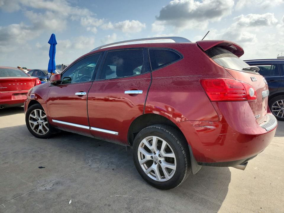 2013 Nissan Rogue VIN JN8AS5MT7DW001928 COPART salvage auction — FRONT END, Tx - Salvage Vehicle Title, sold $325 on 2026-07-13 (photo 2)