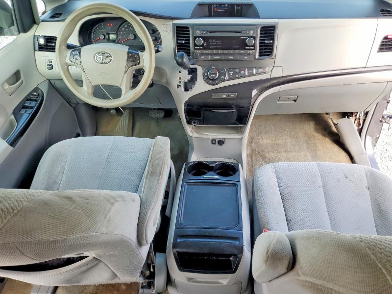 2014 Toyota Sienna VIN 5TDKK3DC7ES485511 COPART salvage auction — SIDE, FL - CERT OF TITLE SLVG REBUILDABLE, sold $1,450 on 2026-07-10 (photo 8)