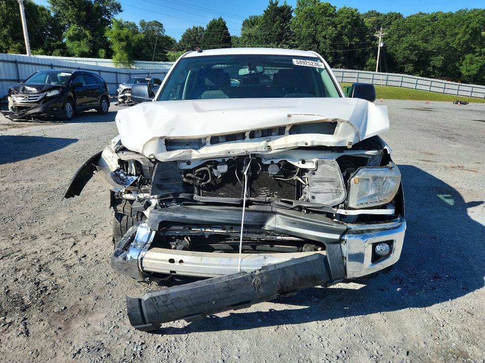 2016 Toyota Tundra VIN 5TFDW5F19GX560002 COPART salvage auction — FRONT END, Nc - Dlr Only-Clean/Over 25% Damage, sold $9,200 on 2026-07-08 (photo 5)