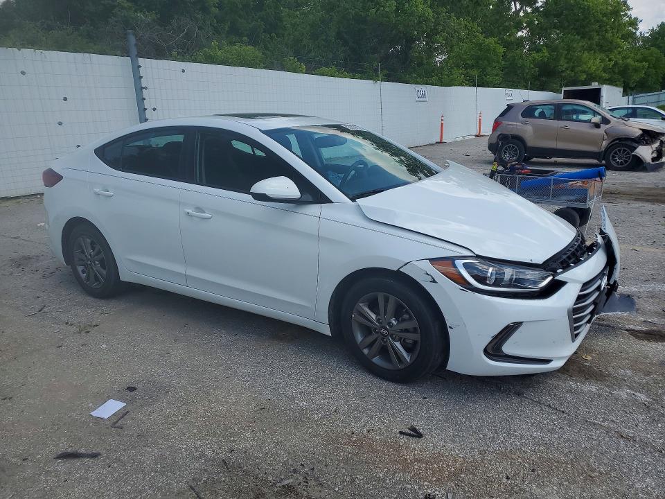 2018 Hyundai Elantra VIN 5NPD84LF3JH217001 COPART salvage auction — FRONT END, Mo - Salvage Certificate Of Title, sold $1,700 on 2026-07-02 (photo 4)