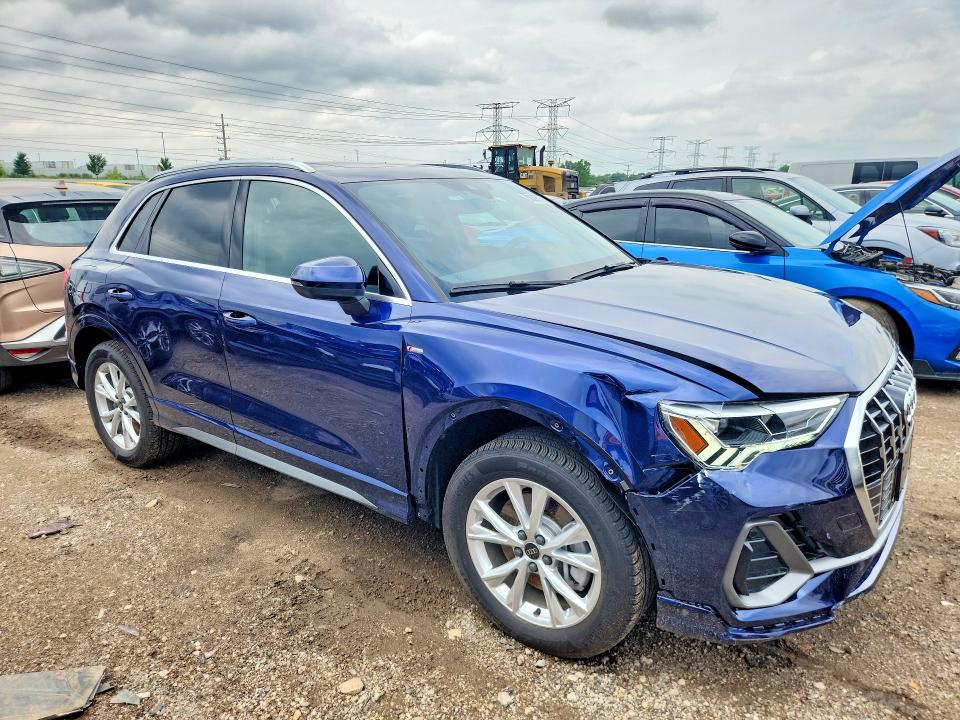 2025 Audi VIN WA1EECF31S1084024 COPART salvage auction — FRONT END, Il - Salvage Certificate, sold $15,800 on 2026-07-09 (photo 4)