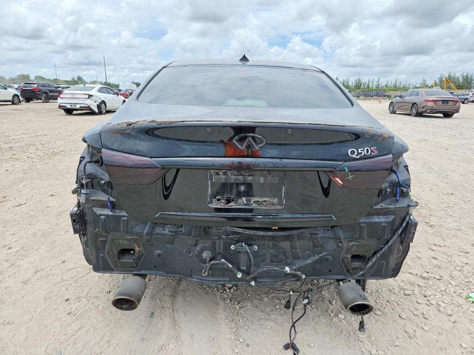2016 Infiniti Q50 VIN JN1FV7AP6GM420951 COPART salvage auction — FRONT END, Fl - Cert Of Title Slvg Rebuildable, sold $4,850 on 2026-07-16 (photo 6)