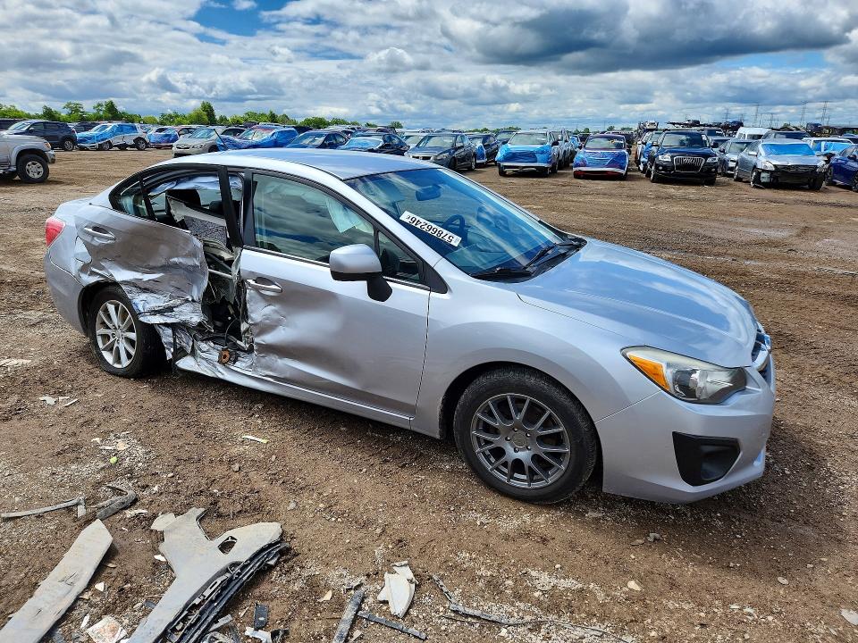 2012 Subaru VIN JF1GJAC68CH013351 COPART salvage auction — SIDE, Il - Salvage Certificate, sold $1,100 on 2026-07-30 (photo 4)