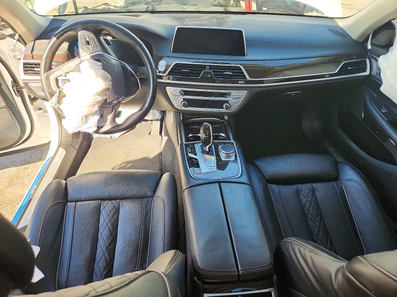 2021 BMW 7er VIN WBA7U2C02MCF93326 COPART salvage auction — FRONT END, MI - SCRAP CERTIFICATE OF TITLE, sold $10,600 on 2026-07-24 (photo 8)