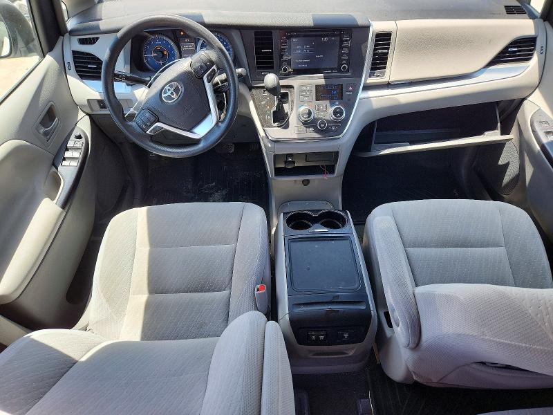 2019 Toyota Sienna VIN 5TDKZ3DCXKS966313 COPART salvage auction — FRONT END, KY - CERT OF TITLE-SALVAGE, sold $5,400 on 2026-07-09 (photo 8)