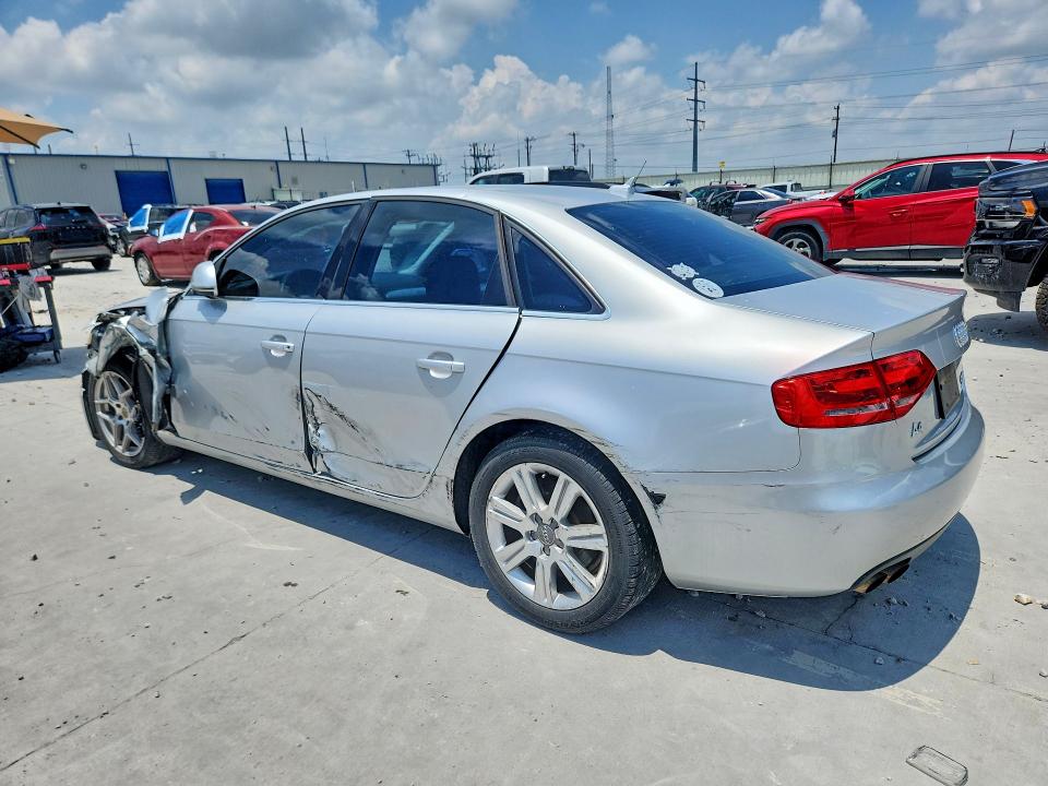 2009 Audi A4 VIN WAUSF78K39A078573 COPART salvage auction — SIDE, TX - SALVAGE VEHICLE TITLE, sold $600 on 2026-07-24 (photo 2)