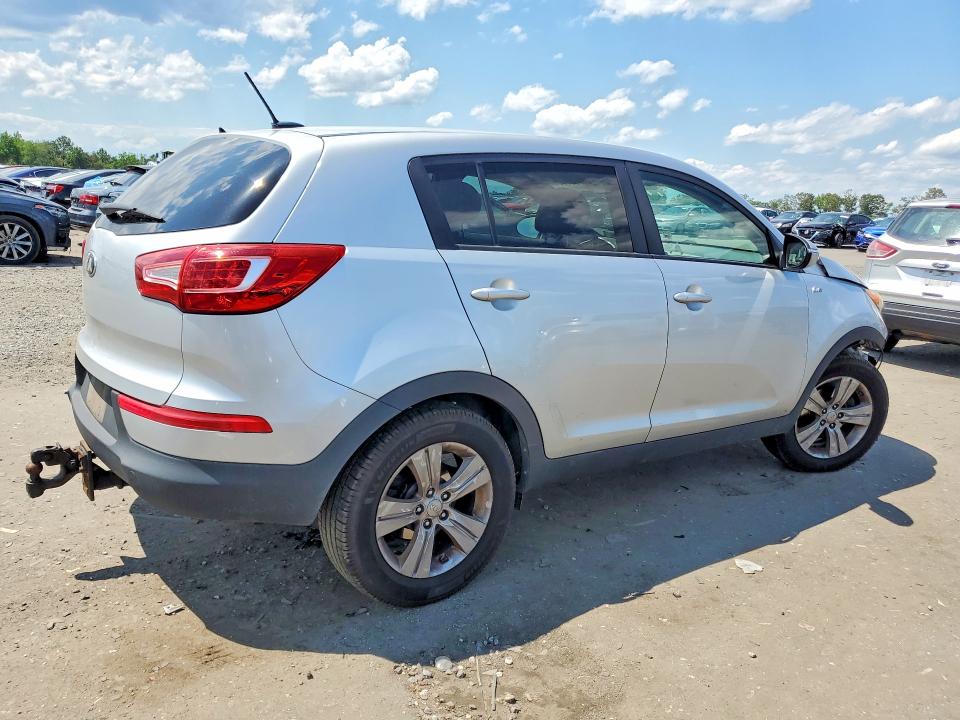 2013 Kia Sportage VIN KNDPBCA2XD7498778 COPART salvage auction — FRONT END, Va - Cert Of Title - Salvage, sold $1,550 on 2026-07-29 (photo 3)