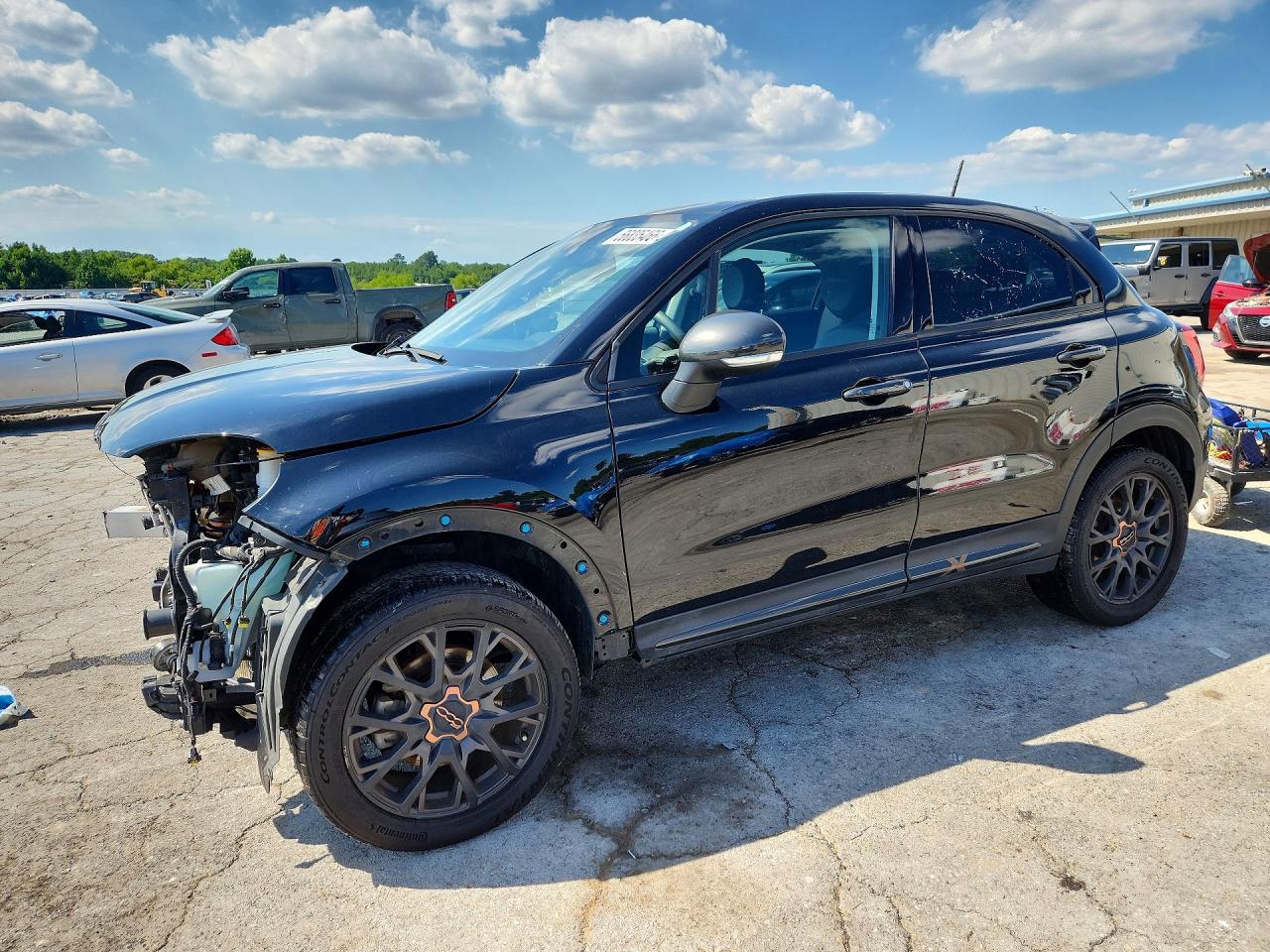 2019 Fiat 500X VIN ZFBNFYB19KP796981 — COPART salvage auction photo