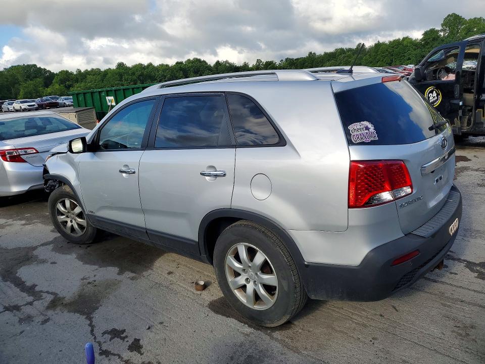2013 Kia Sorento VIN 5XYKTCA64DG343057 COPART salvage auction — FRONT END, Pa - Certificate Of Salvage, sold $550 on 2026-07-09 (photo 2)