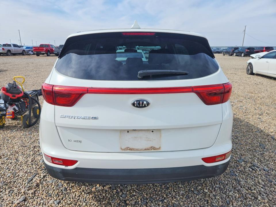 2017 Kia Sportage VIN KNDPM3ACXH7068953 COPART salvage auction — FRONT END, Ok - Certificate Of Title, sold $3,650 on 2026-07-07 (photo 6)