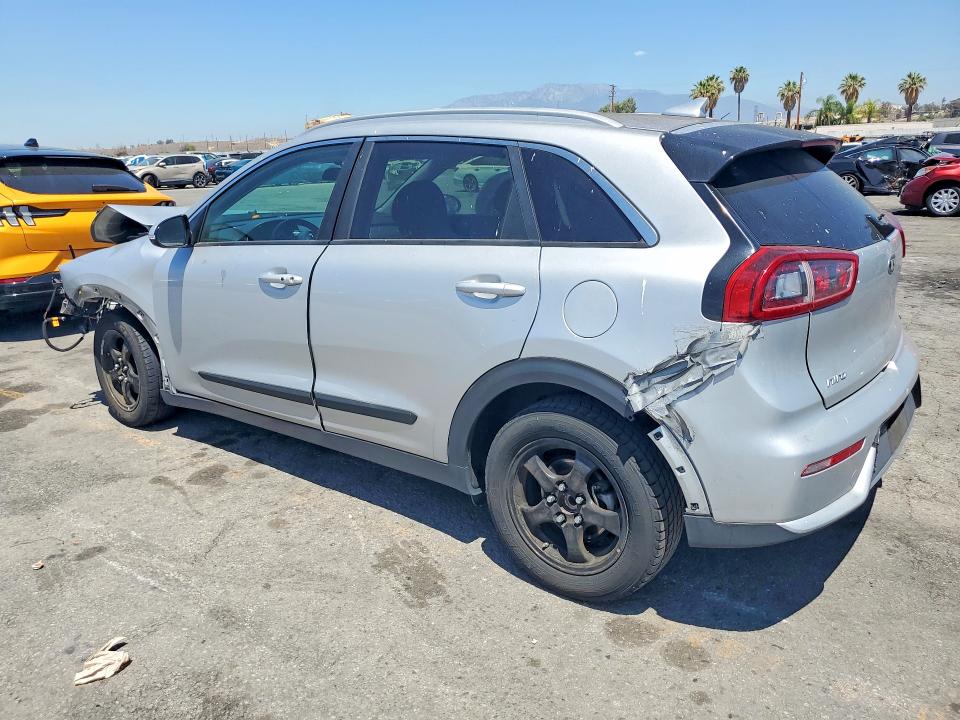 2017 Kia Niro VIN KNDCC3LC0H5068275 COPART salvage auction — FRONT END, Ca - Salvage Certificate, sold $900 on 2026-07-27 (photo 2)