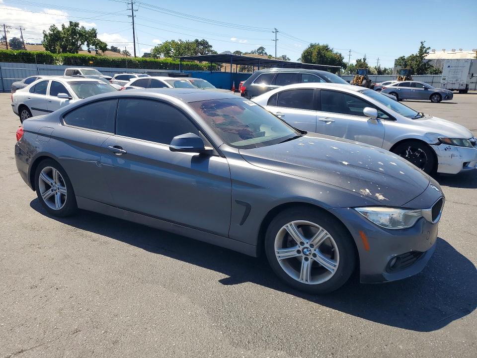 2015 BMW 4 series VIN WBA3N7C52FK224590 COPART salvage auction — UNDERCARRIAGE, Ca - Salvage Certificate, sold $1,750 on 2026-07-09 (photo 4)